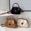High Quality Handbag for Women 2024 New Retro and Fashionable Single Shoulder Shell Bag Niche Clip Crossbody Bag