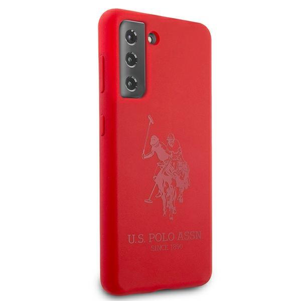 Etui do Samsung Galaxy S21 Plus US Polo Silicone Czerwone