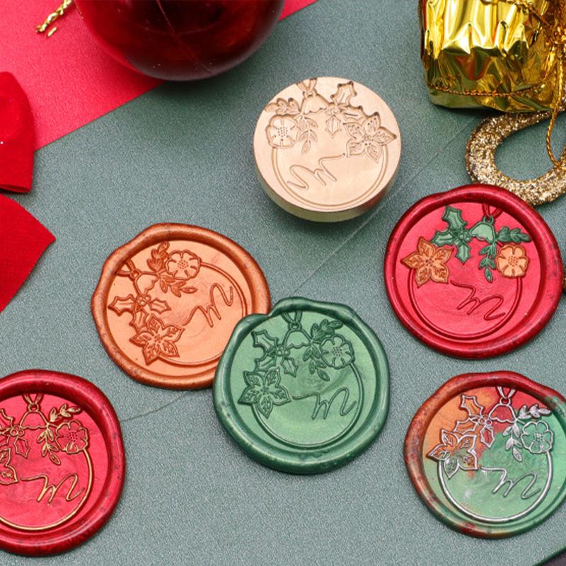 Рождественская восковая печать штамп старинная запечатывающая головка штампа для рождественской упаковки подарков открытки DIY скрапбукинг конверты приглашения