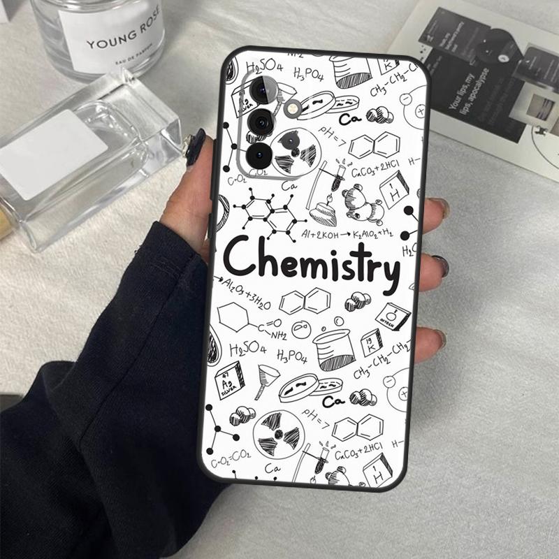 Винтажный кейс для лаборатории химии для Samsung Galaxy A06 A16 A26 A36 A56 A53 A32 A52 A33 A13 A55 A35 A15 A14 A34 A54 A17
