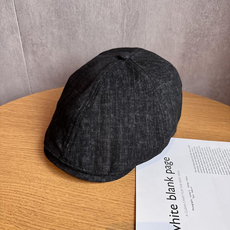 Cotton Linen Flat Cap For Women With Sun Protection And Breathability For Spring Summer Wear