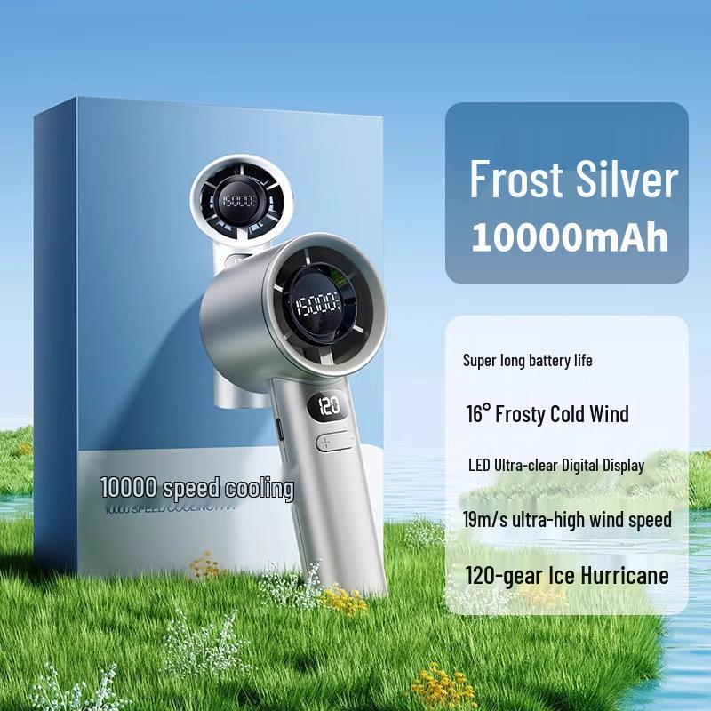2025 Portable 20000mAh USB Fan & Mini Air Conditioner – Quiet, Long Battery Life for Office & Students