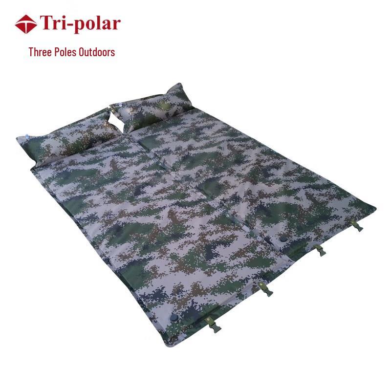Tri-polar TP1168 Camouflage Self-Inflating Camping Mat with Pillow
