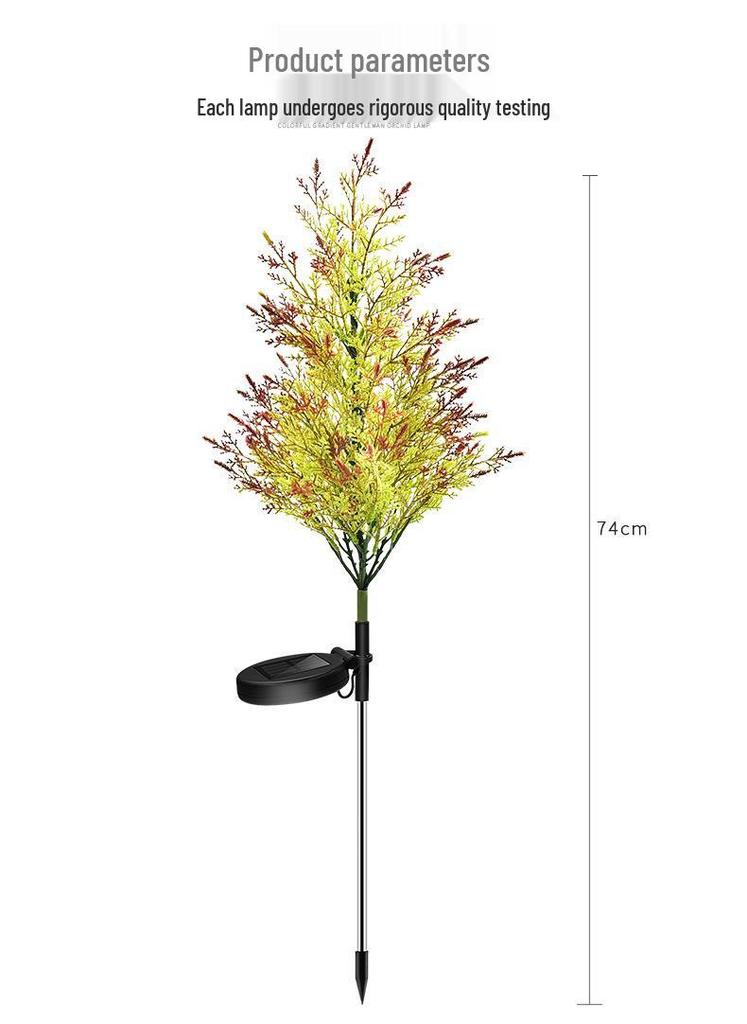 Solar LED Cypress Tree Light for Outdoor Courtyards, Lawns, Balconies, and Gardens