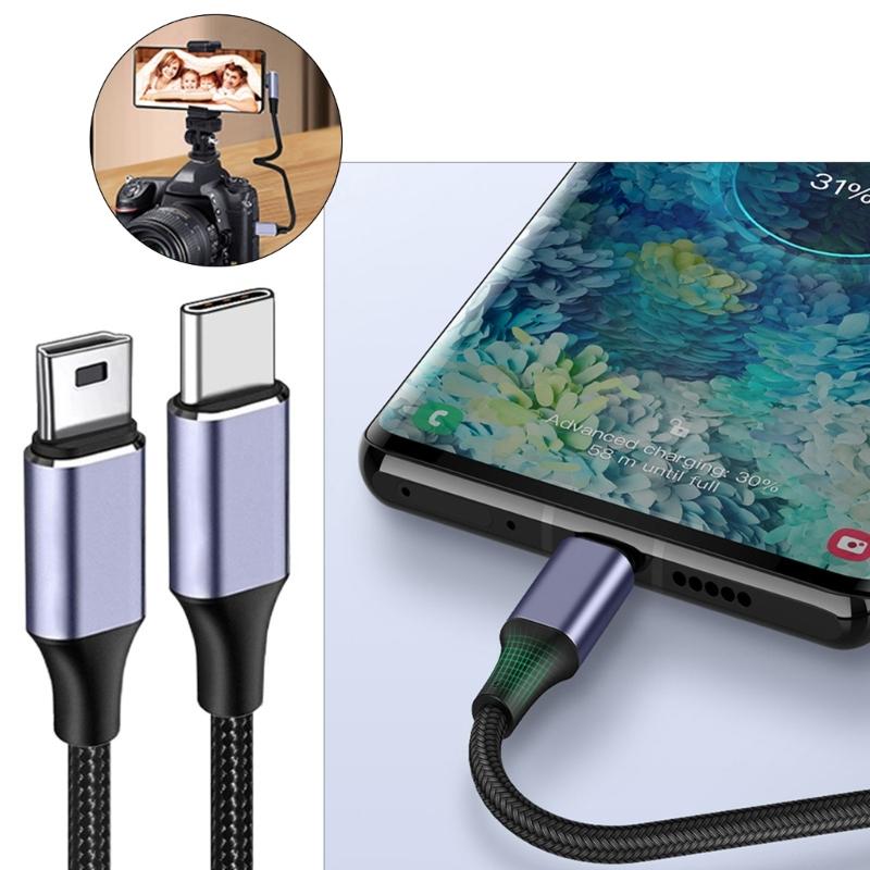 Высокоскоростной кабель для зарядки USB C — USB, кабель для синхронизации Type C (папа) — USB (папа) для камеры