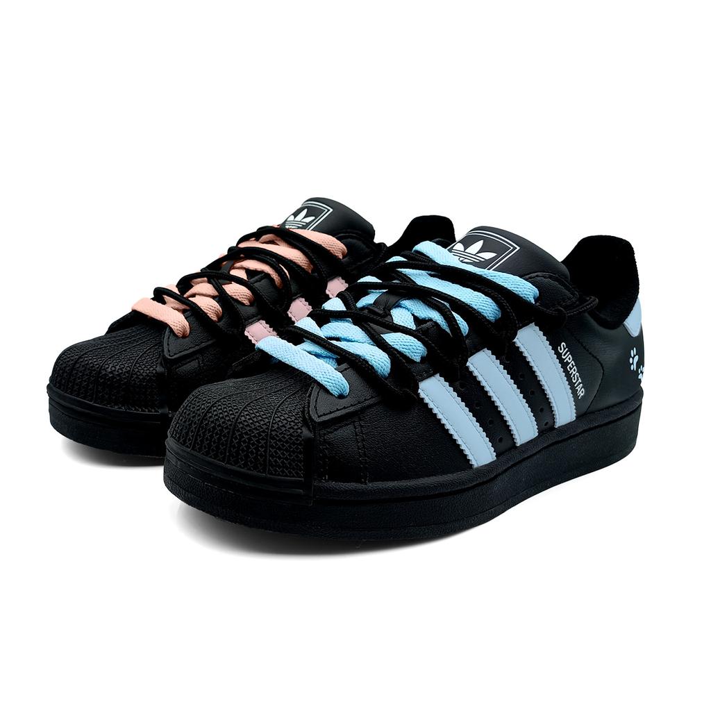 adidas Originals Superstar 2 Низкие Скейтбордические Кроссовки Женские Сине-Розовые JI0079( team927-)