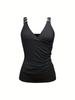 European and American summer fashion women's clothing metal suspenders temperament slim T-shirt top