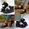 Roman Sandals For Women With Pu Upper And Rubber Sole Summer Footwear For Casual Outdoor Use
