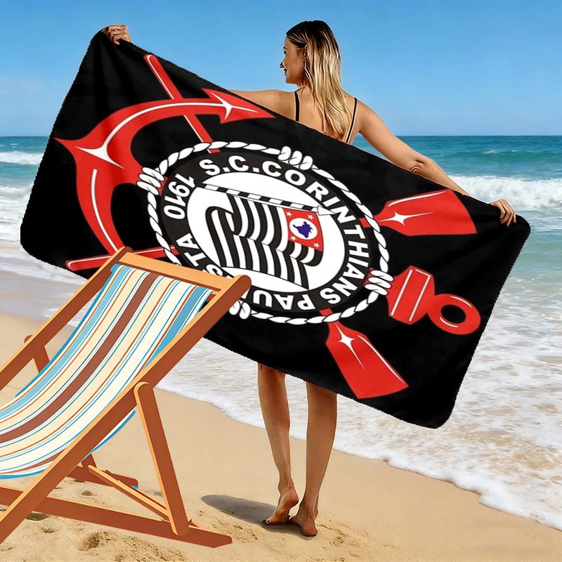 Corinthians Three Brothers 2D Flat Print Beach Towel, Large Soft Quick Dry Towel for Beach Camping Swimming.NSTJ0928040