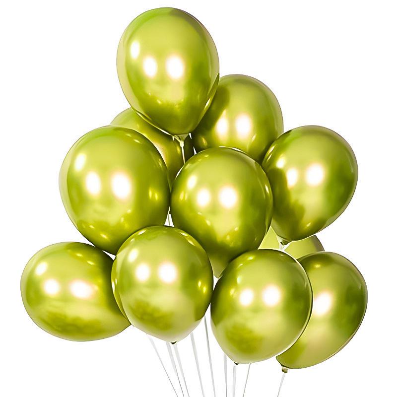 Solid Color 10-Inch Matte Latex Balloon Set for Children's Birthday Decoration
