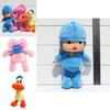 Charming Set Of 4 Pocoyo Elly Pato Loula Soft Plush Stuffed Figure Toy Dolls For Christmas