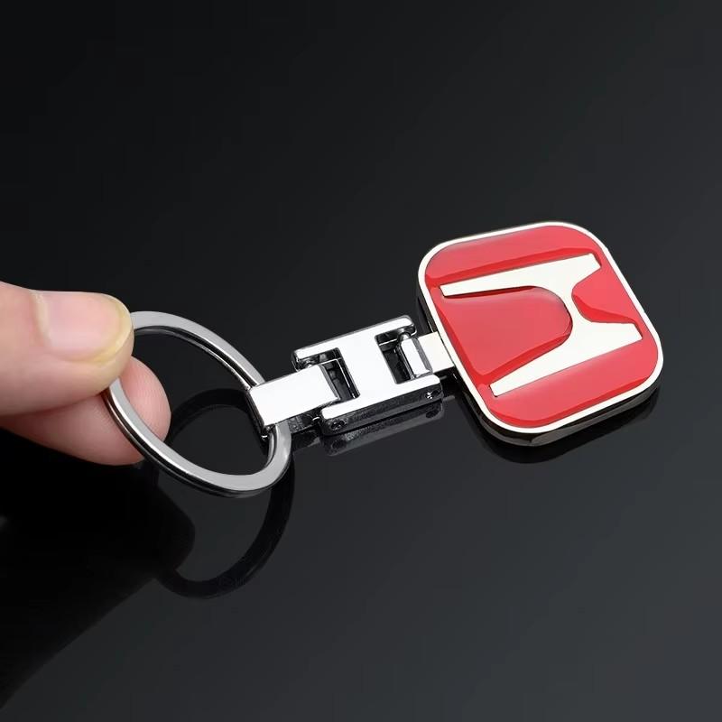 Car Emblem Keychain styling Key Ring Accessories For Honda Civic Fit Jazz Accord Pilot CRV Odyssey Passport City Shuttle HRV Vez CB0
