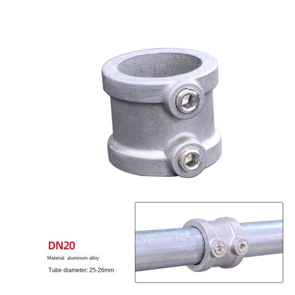 Fixed Buckle Frame Fasteners Aluminum Alloy Steel Circular Pipe Connector Steel Tube Shelf