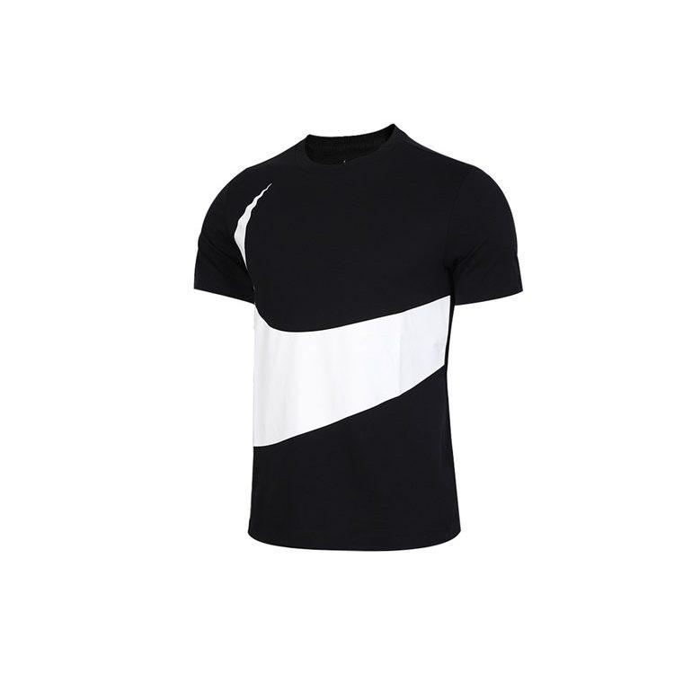 Nike Футболки мужские черные с круглым вырезом умеренного прямого кроя CW4305-010