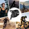 UNIQOCK Bicycle Saddle Bag, Waterproof, Compact, Compatible with Road Bikes, Cross Bikes, and Other Bicycles, Dry Bag, Cycle Bag, Rear Bag - Black
