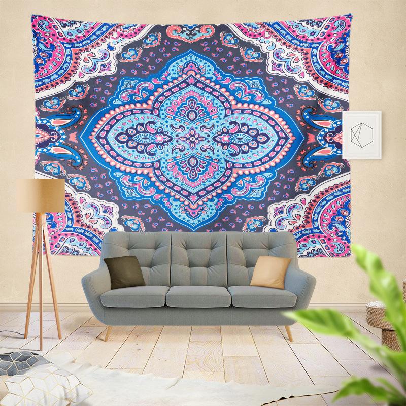 Mandala Tapestry Bedroom Decoration Painting Room Background Wall Cloth Bedhead Hanging Cloth