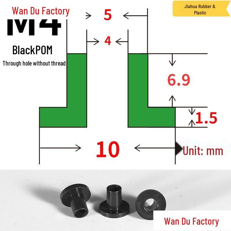 T-Shaped Nylon Insulating Bushing Spacer for M3-M35 Threads