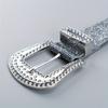 A Stylish Belt With A Golden Buckle And Water Drill For Women Suitable For Daily Wear Commuting With Jeans Or Skirts Adding Christmas Halloween Gifts