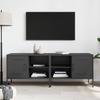 Vidaxl Szafki Pod Telewizor, 2 Szt., Czarne, 68X39X50,5 Cm, Stalowe
