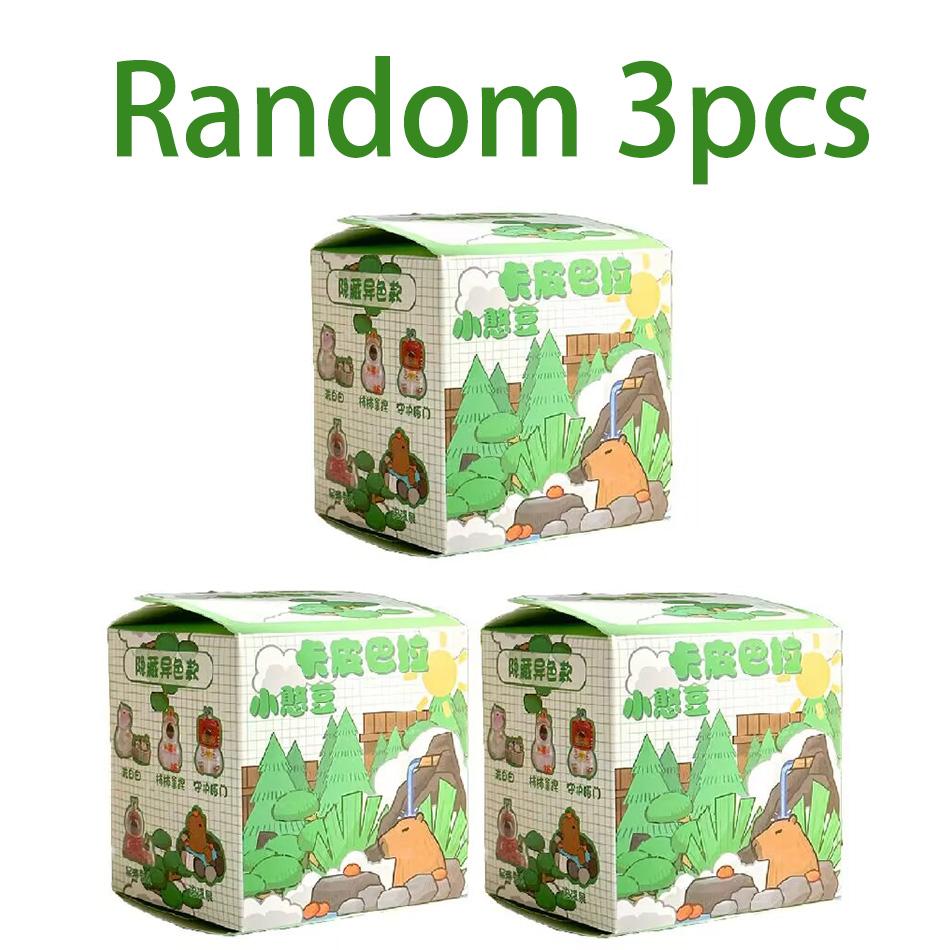 Capybara Figure Blind Box Simulation Capibara Kawaii Anime Animals Figures Doll Children Birthday Christmas Gift