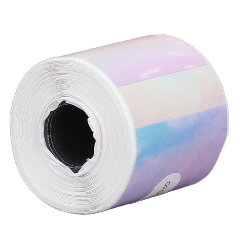 Круглая термонаклейка этикетка 30x30 мм портативная самоклеящаяся термонаклейка для малого бизнеса цветная