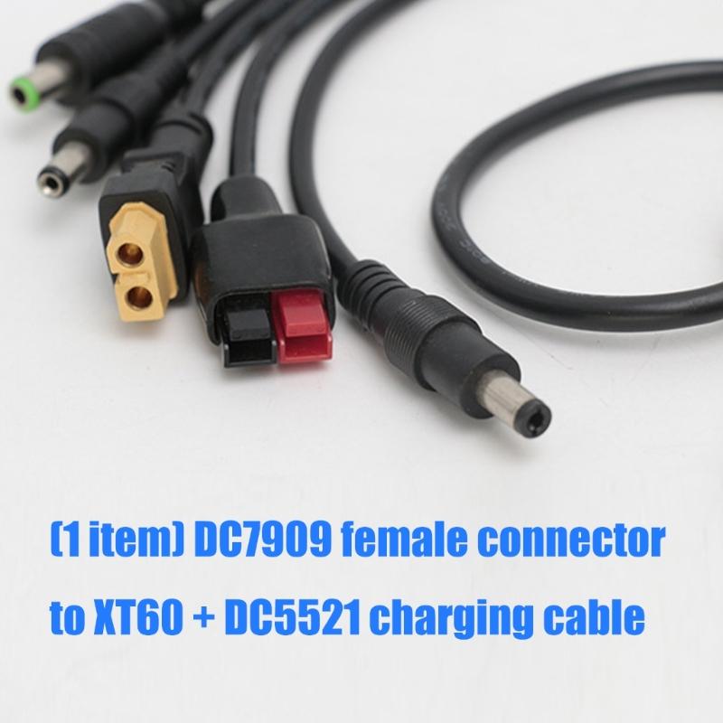 Кабель для солнечной зарядки DC7909 (розетка) на XT60+DC5521+DC5525+DC6530+30A Адаптер для различных электронных устройств