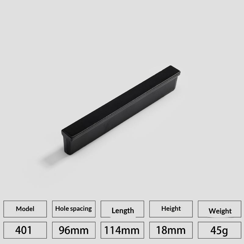 Matte Gold Black Aluminum Alloy Drawer Pulls Fingerprint Resistant Smooth Finish Kitchen Cabinet Handles for Hotel Room Renovation