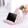 Velvet Pillows Triangle Phone Stand Skin Friendly Soft Fabric Phone Rack Desk Tablet Phone