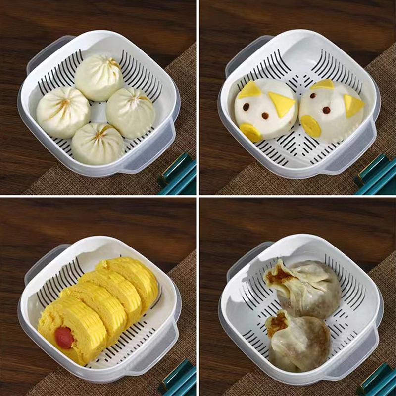 Ящик для хранения продуктов Контейнер для хранения риса и фруктов Микроволновая печь Нагреватель Холодильник Морозильник Хранение Сохранение свежести Коробка