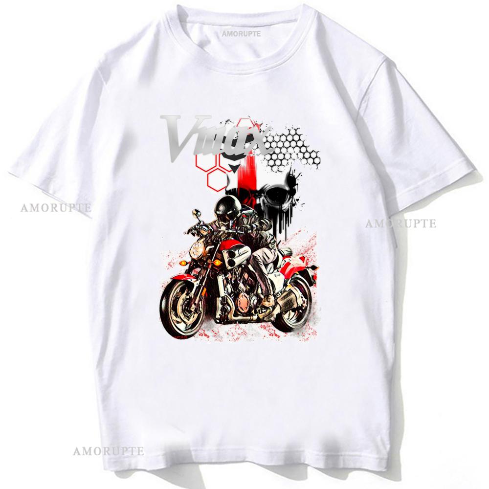 Vmax 1700 Rider Skull Street Motorcycle Tshirt New Summe Unisex Short Sleeve Moto Sport Boy Casual Tees Fashion Riding Tops