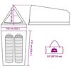 2 Person Camping Tent Olive Green Waterproof
