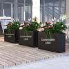 Stainless Steel Outdoor Rectangular Planter Box