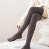 Thicken Warm Pairs Autumn Winter Women's Knee High Socks Thick and Warm Stockings Solid Color Slimming Stocking For Girls Gift