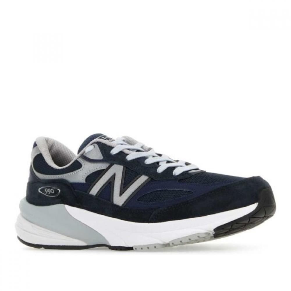 New Balance Lace Up Mesh Upper Sneakers M990nv6 Eclipse