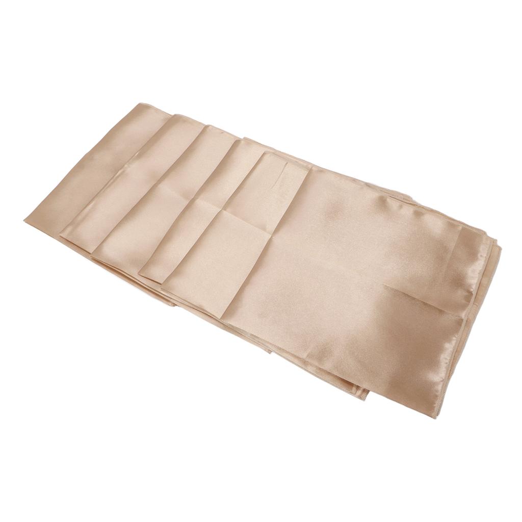24pcs Quadrate Satin Napkin 17x17inch Soft Glossy Delicate Table Napkins for Weddings Party