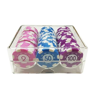 Игровые фишки казино/Покерные фишки/Цифровые фишки/Игровые фишки Набор фишек для подсчета очков Lexio Plus 2 Настольная игра