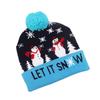 LED Light-Up Knitted Christmas Hat for Adults & Kids - Festive Party Accessory