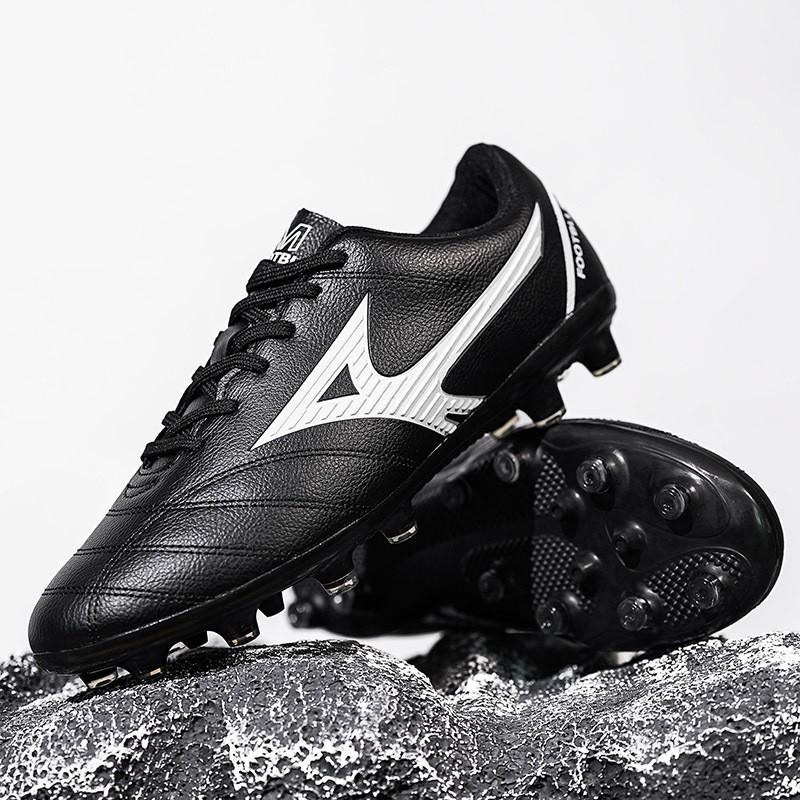 Mens Youth Soccer Cleats Turf Grass Field Training Match Low-Cut Breathable Mesh Football Shoes