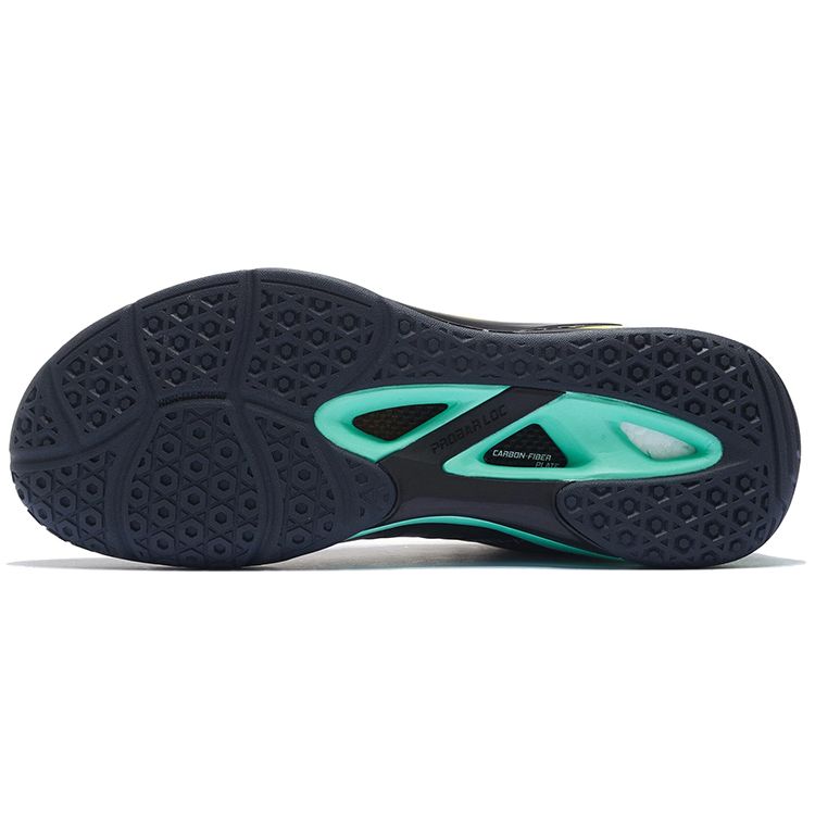 Кроссовки Li Ning Cloud Thunder Fabric из искусственной кожи, амортизирующие, дышащие, износостойкие, нескользящие, с низким верхом, для бадминтона, унисекс, черные, AYAS028-5