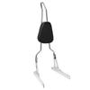 Black/ Chrome Detachable Motorcycle Rear Passenger Sissy Bar Backrest For Harley Dyna Street Bob FXDB FXD 2006-2016