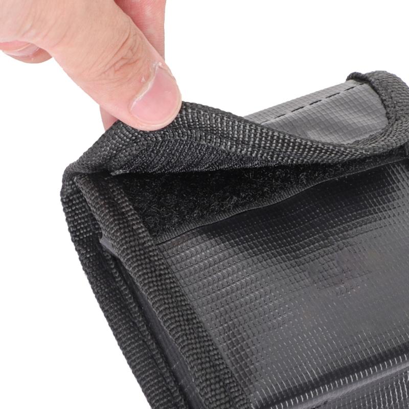 Lithium Battery Safe Storage Pouch For UAV Lithium Quadcopter Enthusiasts Fire Retardant 3 Size