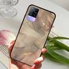 Чехол для Vivo V21e V 21e V2061 V2055 Мягкий ТПУ Защитный Чехол-бампер для телефона Vivo V21 V 21 4G 5G Ударопрочный