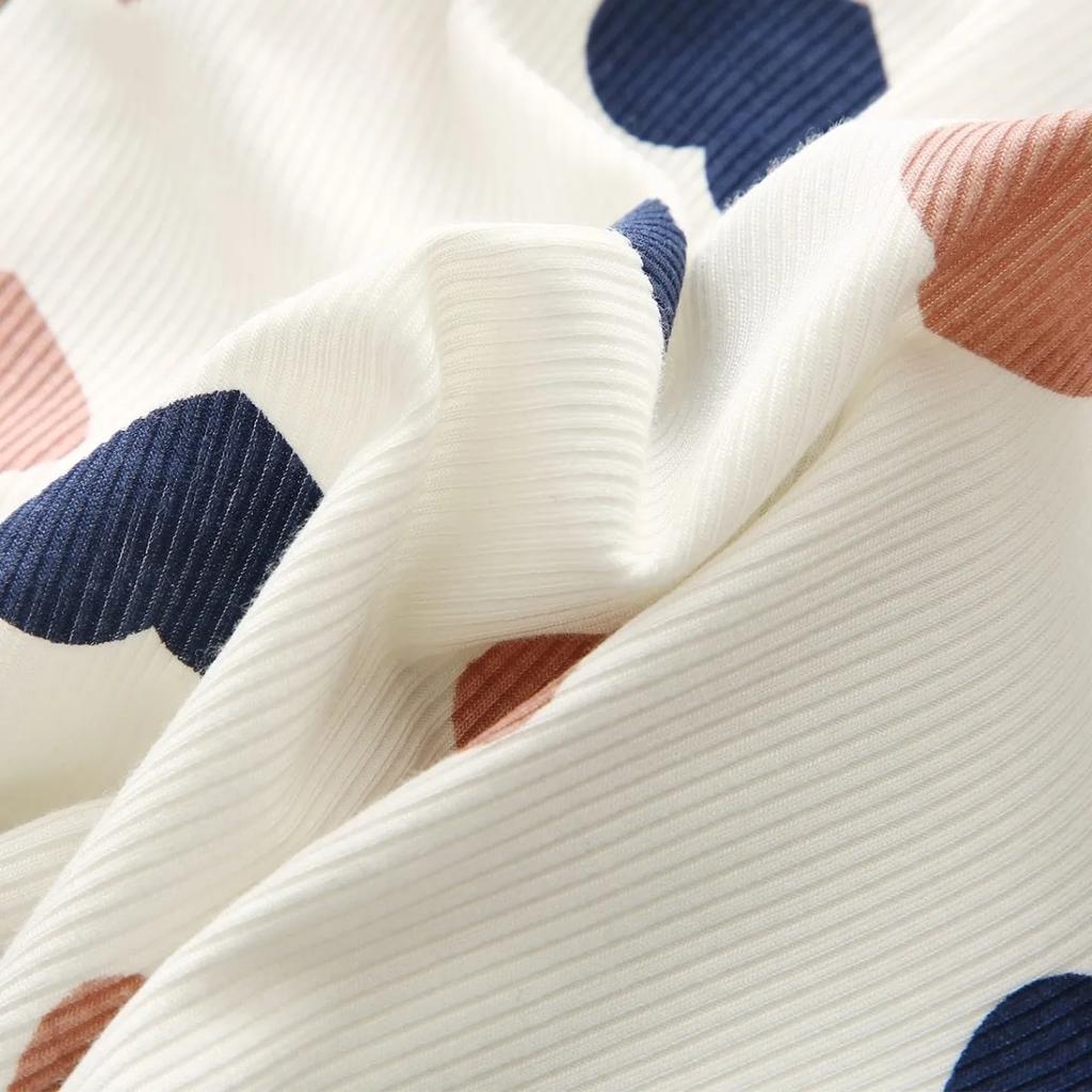 Весенне-осенне-летние пижамы для девочек, детская домашняя одежда, детский костюм с рукавами три четверти, комплект из двух предметов с кондиционером