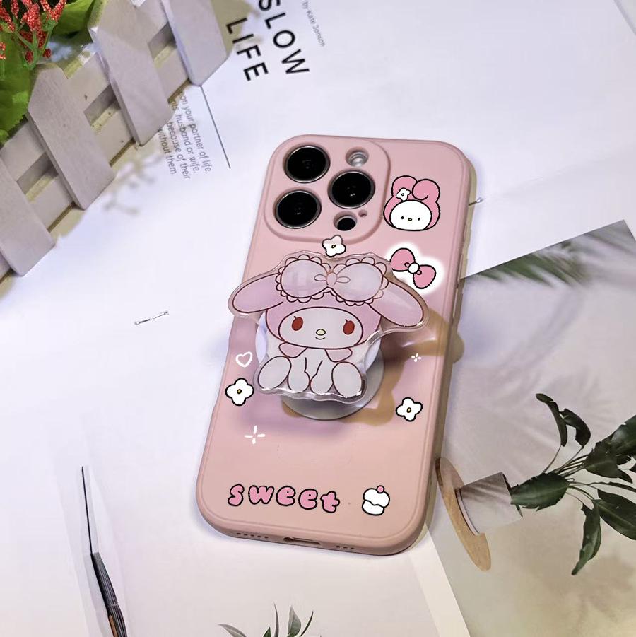 Чехол для телефона Sanrio TK Stand Airbag KT – Розовый для Apple 15.