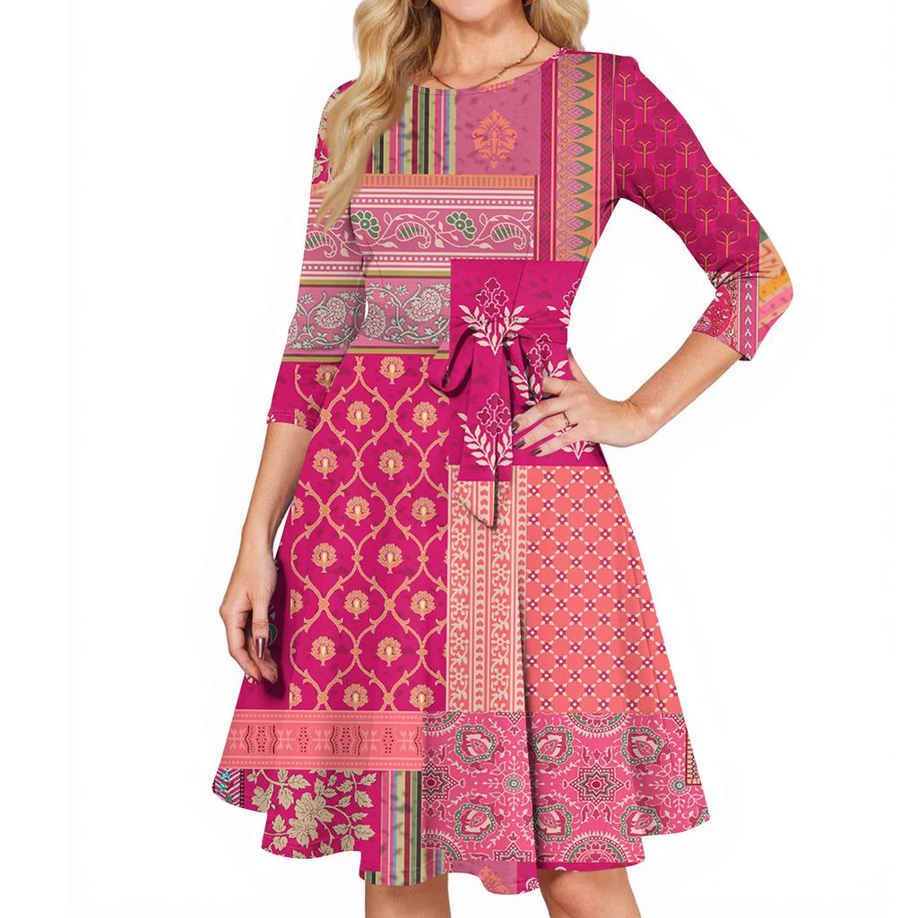 Женские коктейльные платья с рукавом 3/4, винтажное платье для гостьи на свадьбу