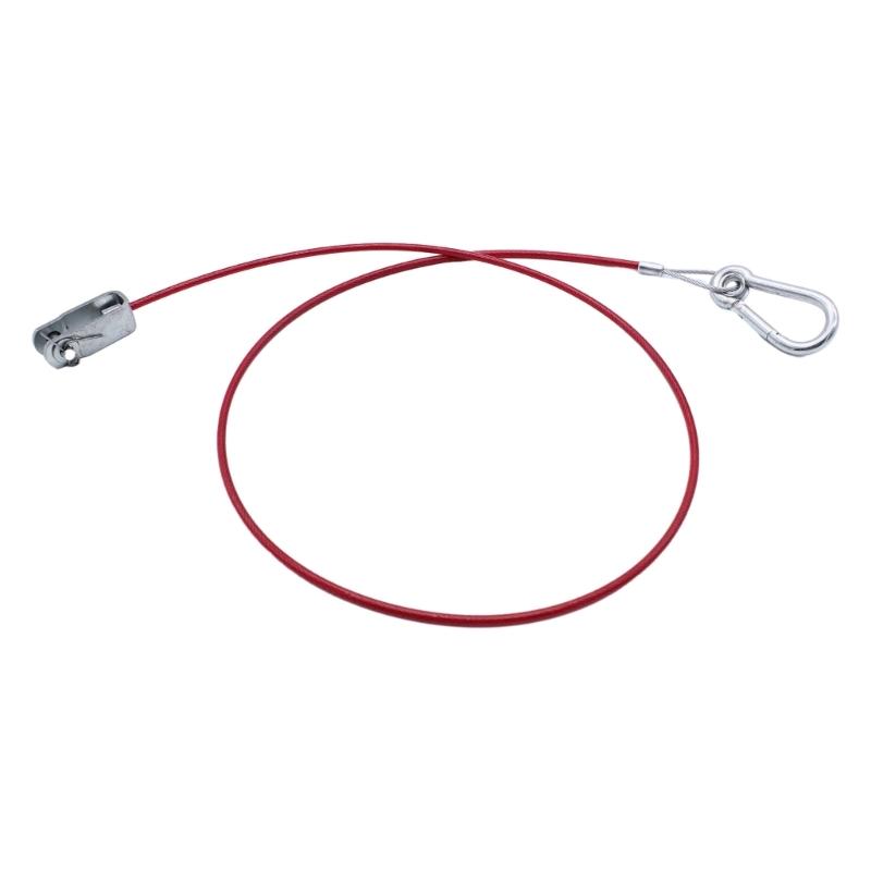 Страховочный трос для демонтажа прицепа из нержавеющей стали с U-образным зажимом и вилкой-карабином обеспечивают безопасное и стабильное буксирование