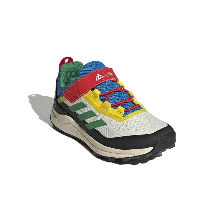 adidas Terrex Agravic Flow Прочные низкие детские кроссовки для бега Детские кроссовки Черный Белый Желтый GY0074