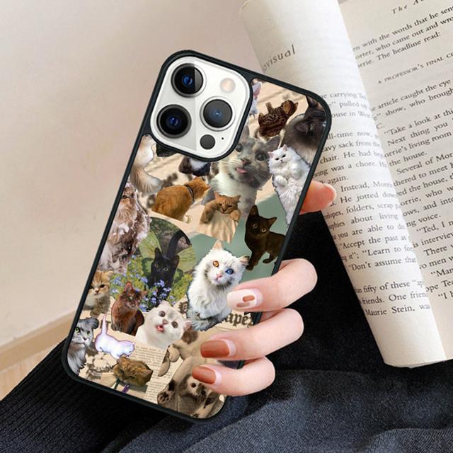 Самый очаровательный чехол для телефона с кошкой для iPhone 17 Air 16 15 14 plus 11 12 13 pro max coque Оболочка Fundas