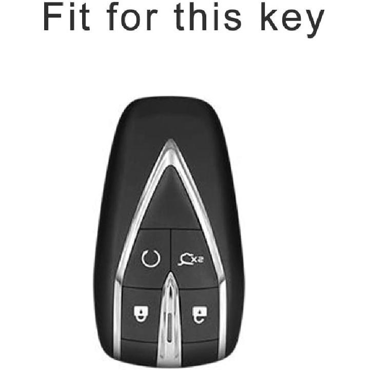 Подходит для Changan CS35 Plus CS75PLUS CS55PLUS кожаный TPU автомобильный смарт-ключ 4 кнопки чехол сумка оболочка брелок защитный брелок