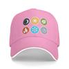 Spring Casual Baseball Cap Gloomhaven EleUnisext Symbols Board Game Kpop Rock Trucker Hat Sun Visor  Fitted Retro Snapback Cap